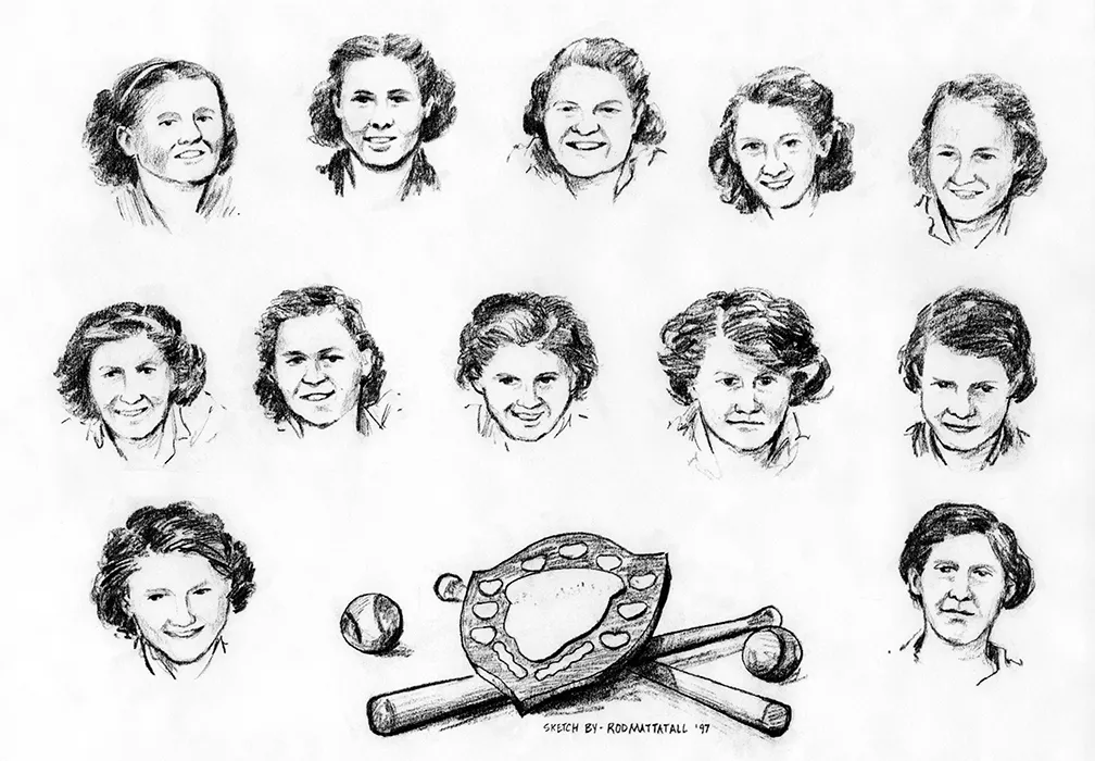 1934 Sackville All Stars — Ladies Softball Team