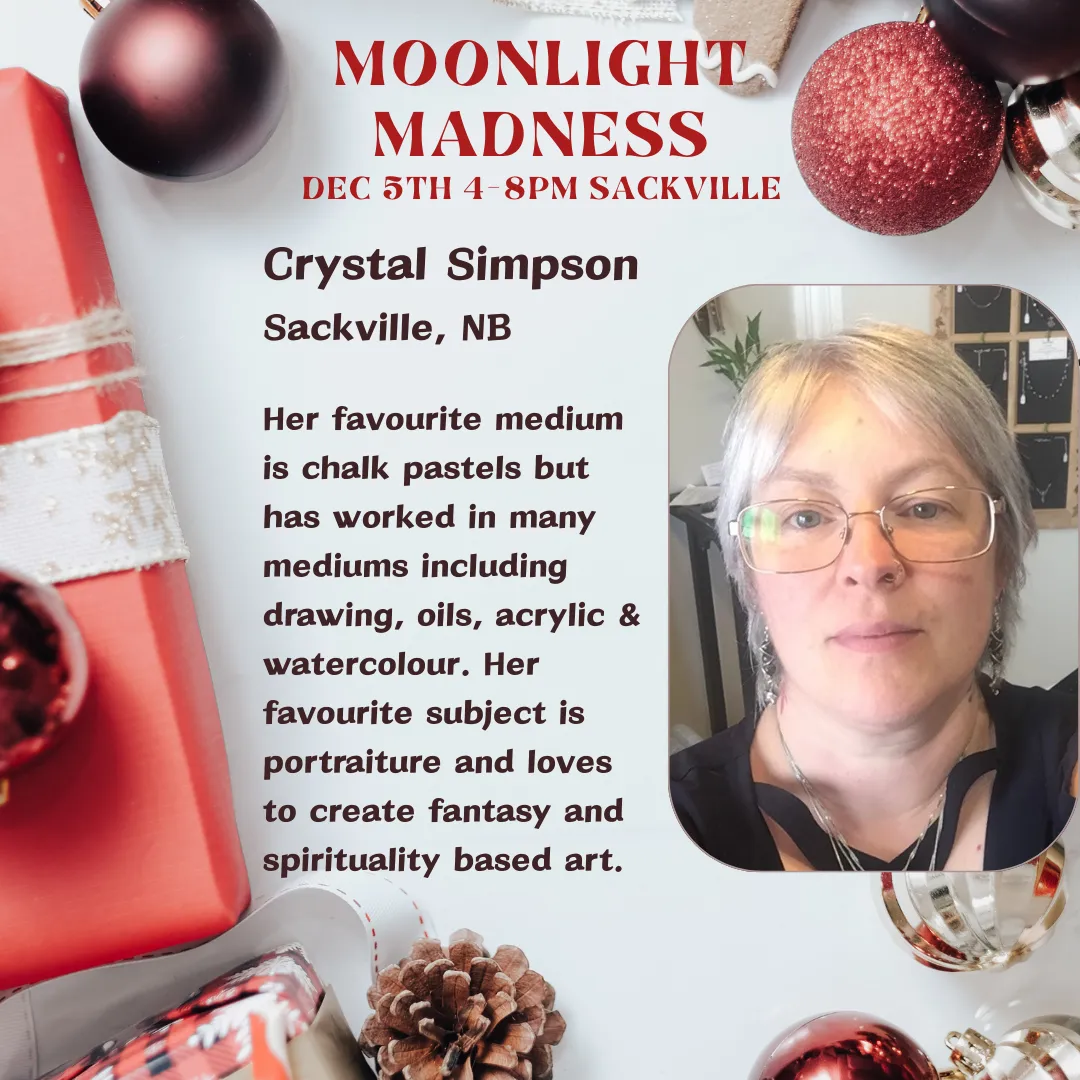 A photo of Crystal Simpson, local artist