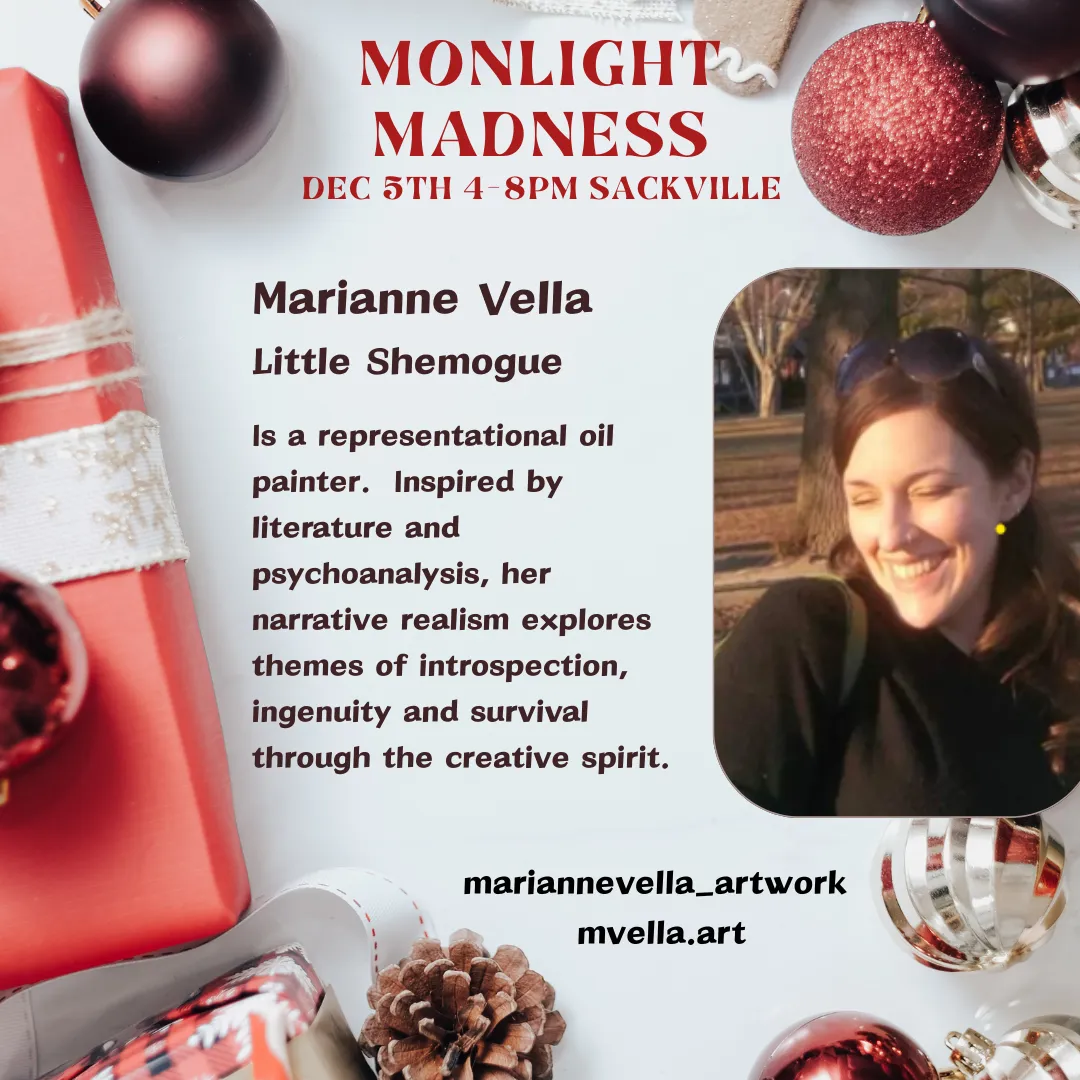 A photo of Marianne Vella, local artisit