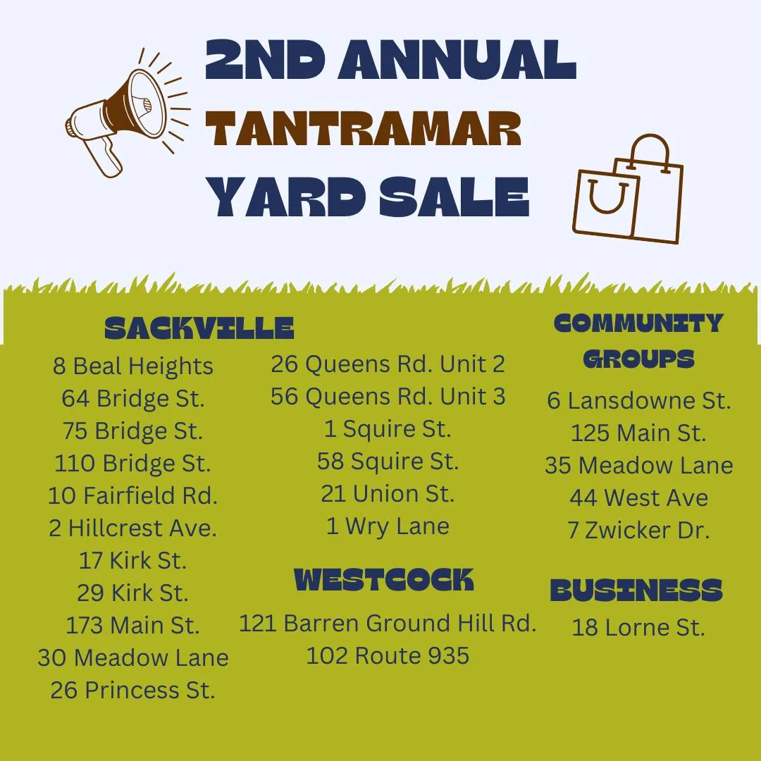 2nd Annual Yard Sale poster