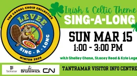 Sing-A-Long March 15th from 1pm to 3pm