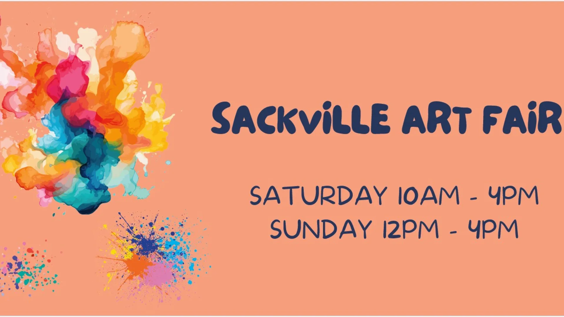 Sackville Art Fair poster